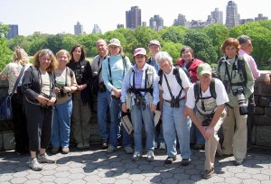 Searching for warblers in warmer times!